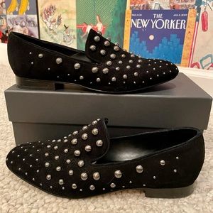Donald Pliner Studded Loafers